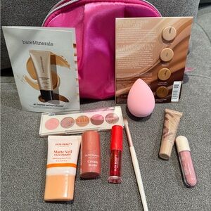 Ulta Beauty Set with Pink Accessories